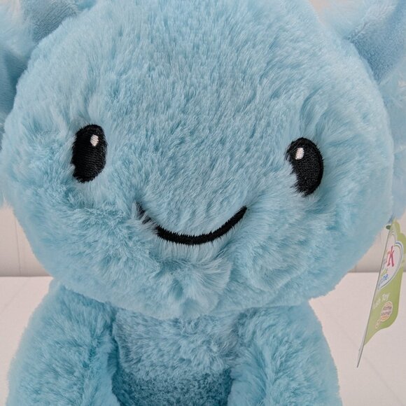 Spark Create Imagine Blue Axolotl Baby Plush Toy 9" Stuffed Animal Rattle New - Picture 2 of 11